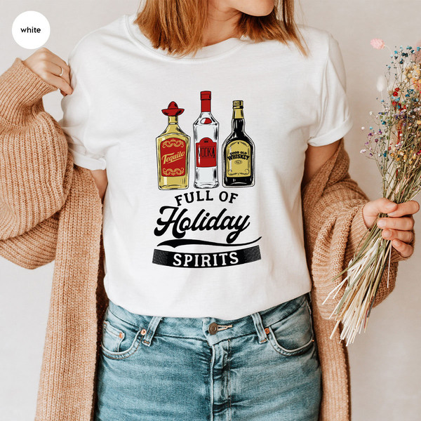 Cool Tequila Vodka Whiskey Shirts, Funny Drinking Graphic Tees, Drinks Clothing, Trendy Alcohol Outfit, Gifts for Him, Women VNeck T-Shirt - 5.jpg