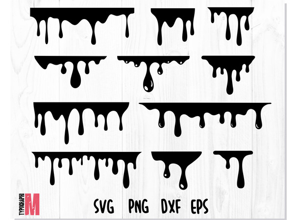 Dripping SVG Bundle Dripping Borders SVG Drip Svg Files for - Inspire Uplift