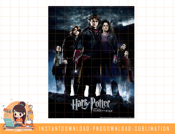 Harry Potter And The Goblet Of Fire Poster png, sublimate, digital download.jpg
