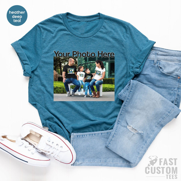 Custom Photo Shirt, Custom Tshirt, Family Picture Shirt, Make Your Own Shirt, Custom T-Shirt, Birthday Photo Shirt, Holiday Gift - 5.jpg