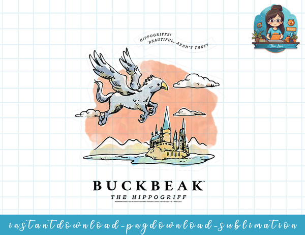 Harry Potter Buckbeak the Hippogriff png, sublimate, digital download.jpg