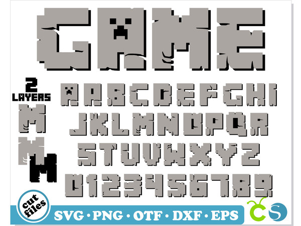 Minecraft by Craftron Gaming Font Download