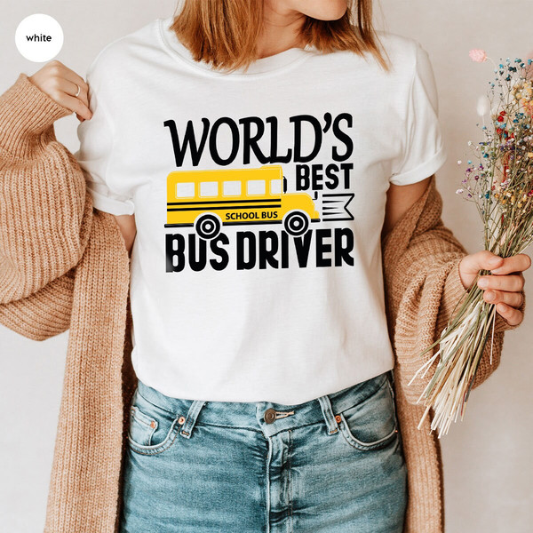 Anyone Can Drive Drivers Gifts Funny School Bus Driver Shirt - TeeUni