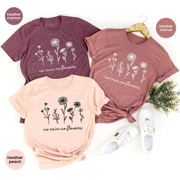 Gifts for Women, Flower T-Shirt, Botanical Crewneck Sweatshirt, Plant Shirt, Vintage Shirts for Women, Floral Graphic Tees, Mom Shirt - 1.jpg