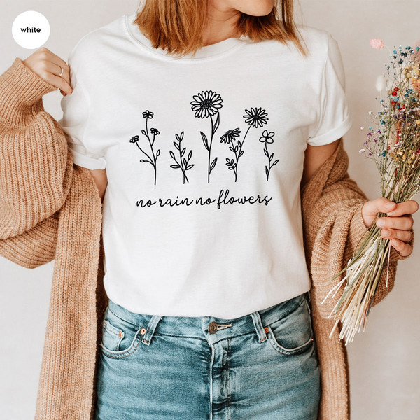 Gifts for Women, Flower T-Shirt, Botanical Crewneck Sweatshirt, Plant Shirt, Vintage Shirts for Women, Floral Graphic Tees, Mom Shirt - 4.jpg