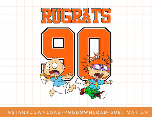 Rugrats Classic Basketball Jersey Tommy, and his friends png, sublimate, digital print.jpg