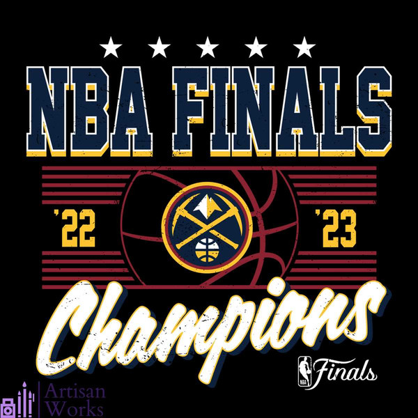 Denver Nuggets NBA Championship 2023 SVG Cutting Digital File