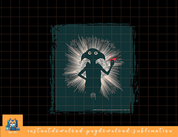 Harry Potter Dobby Magical Snap Silhouette png, sublimate, digital download.jpg