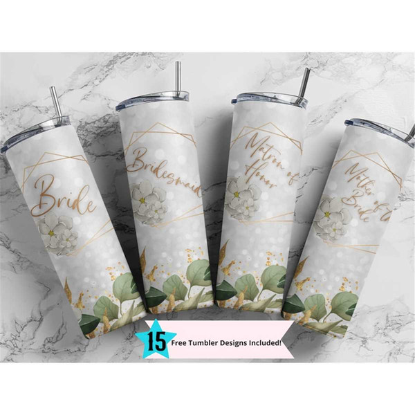 Bridesmaid Tumbler Set of 6 