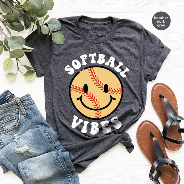 Softball Mom Shirt, Softball Player T-Shirt, Softball Shirt, Softball Gift for Her, Softball Graphic Tees, Softball Coach Gift - 1.jpg