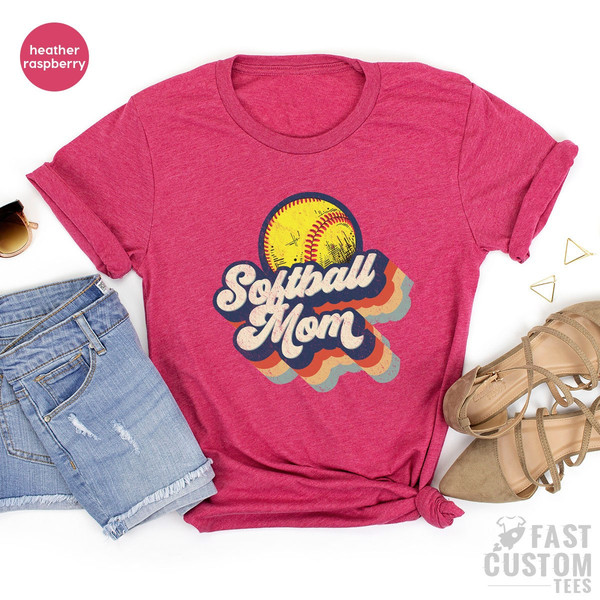 Softball Mom Shirt, Retro Softball, Mom Shirt, Softball Mom, Softball Shirt, Softball Mom Shirts, Mother Day Shirt, Softball, Mom Shirt Gift - 6.jpg