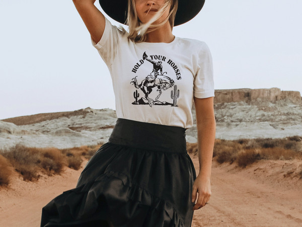 Hold Your Horses T-shirt, Western tshirts, Cowb - Inspire Uplift