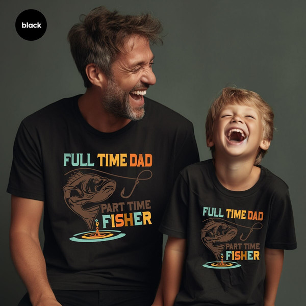 Trendy Fisherman Shirt, Funny Fathers Day Gifts, Fishing Dad Graphic Tees, Groovy Dad Clothing, Daddy TShirt, Gifts from Kids, Gift for Papa - 1.jpg