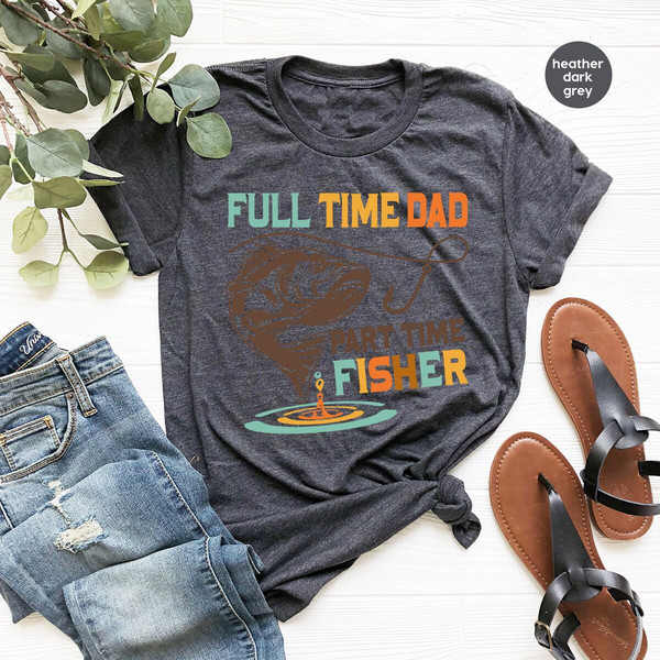 Trendy Fisherman Shirt, Funny Fathers Day Gifts, Fishing Dad Graphic Tees, Groovy Dad Clothing, Daddy TShirt, Gifts from Kids, Gift for Papa - 6.jpg