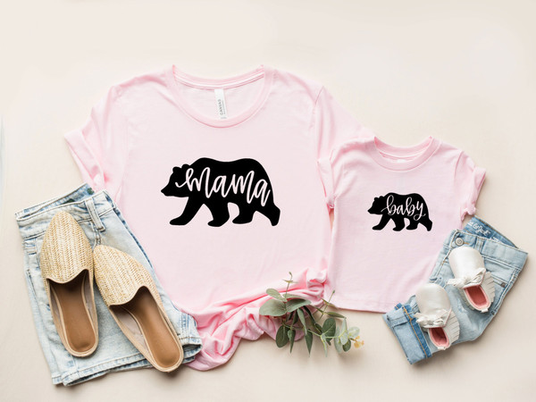 Mama Bear tshirts, Papa Bear, Baby Bear Shirts, Mommy and Me, Matching Shirt, Matching Family Outfit,Baby Girl, Pregnancy Tee - 2.jpg