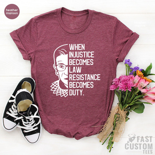 Women Activist Shirt, Human Rights, Roe V Wade Shirt, Civil Rights Shirt, Girls Power Gift, Equality Shirt, Justice T-Shirt, Law Power Shirt - 3.jpg