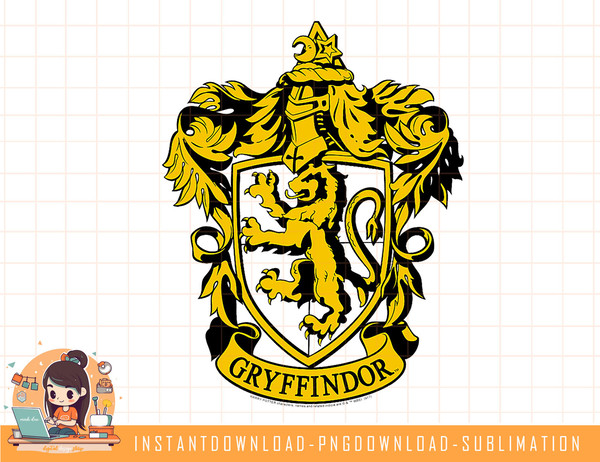 Harry Potter Gryffindor Crest T Shirt png, sublimate, digital download.jpg