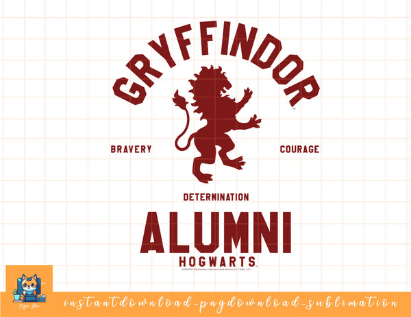 Harry Potter Gryffindor Alumni Poster png, sublimate, digital download.jpg