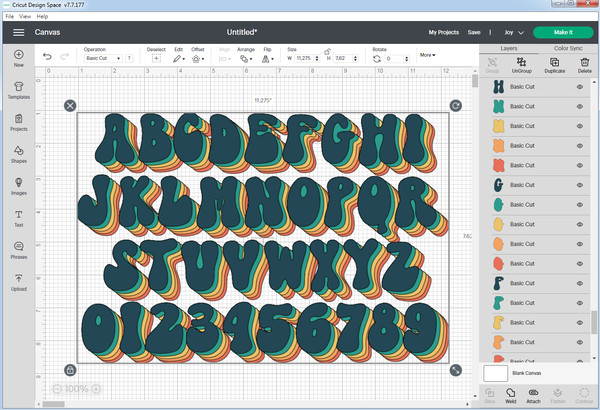 Retro font Layered svg 5.png