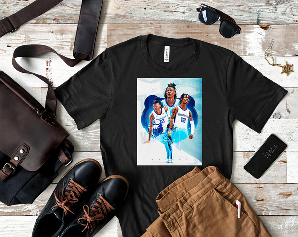 Ja Morant t shirt,, shirt 3d, 3D shirt, Unisex 3d shirt, graphic