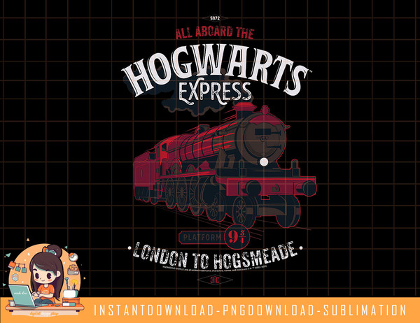Harry Potter Hogwarts Express All Aboard png, sublimate, digital download.jpg