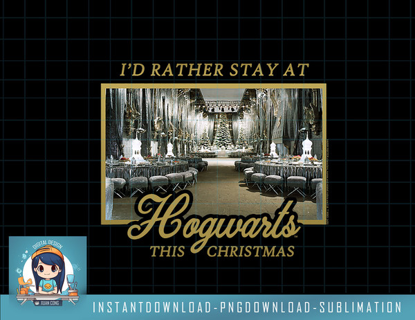 Harry Potter Hogwarts Christmas Photo png, sublimate, digital download.jpg