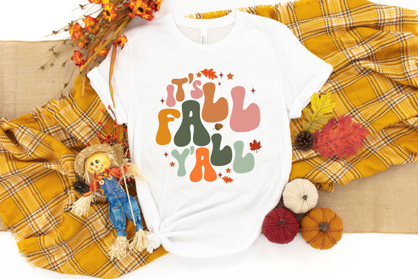 Love Fall Y'All Shirt, Leopard Print Fall Shirt, Thanksgiving,Hello Pumpkin, Fall Vibes, Peace Love Thanksgiving, Family Thanksgiving Shirt - 1.jpg