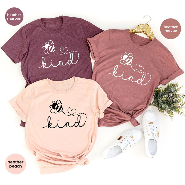 Be Kind T-Shirt, Positive Graphic Tees, Motivational Shirt, Mental Health Vneck Shirt, Gift for Her, Kindness Shirt, Inspirational Shirt - 4.jpg