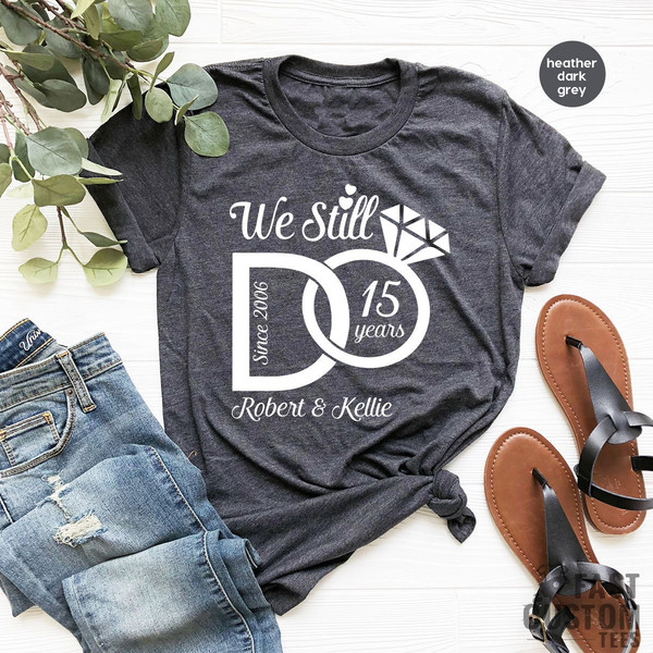 Custom Anniversary Shirt, Custom Anniversary Gift, Anniversary Gift For Wife, Anniversary Gift, Custom Wedding Shirt, Couples Matching Shirt - 3.jpg