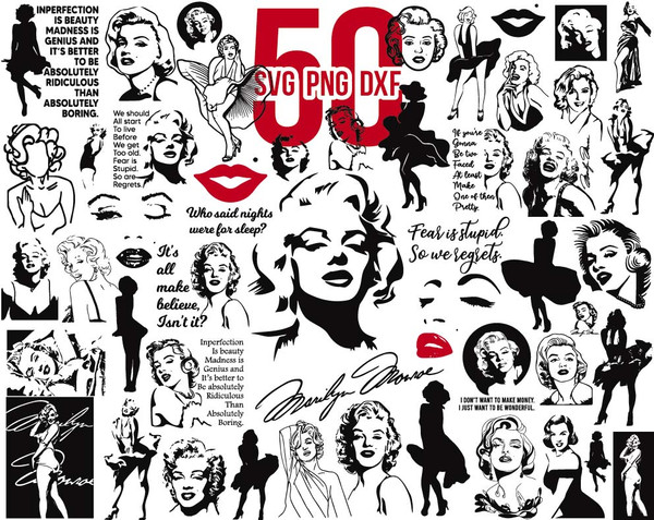 Marilyn Monroe svg