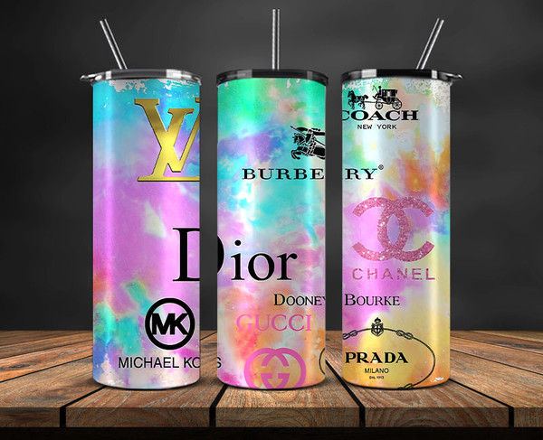 Brand Logo Tumbler Wrap , Logo Gucci ,Dior,Louis Vuitton,Chanel, Coach  Brand Tumbler Wrap 02