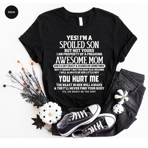 Mama Boy Gift For Funny Mom Mother's Day Gifts New Mom Tee