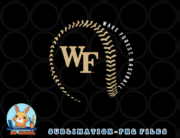 Wake Forest Demon Deacons Baseball Fastball png, digital download copy.jpg