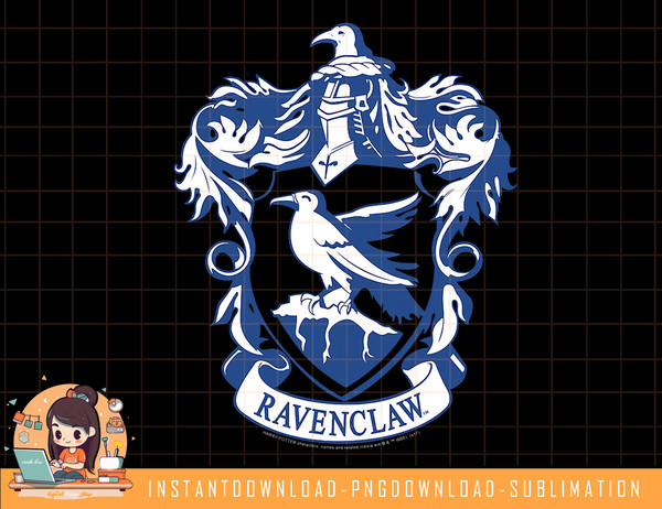 Harry Potter Ravenclaw Crest png, sublimate, digital download.jpg