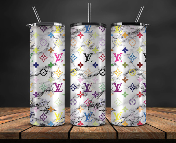 Logo Fashion Tumbler Wrap , Gucci, Louis Vuitton, Chanel, Co