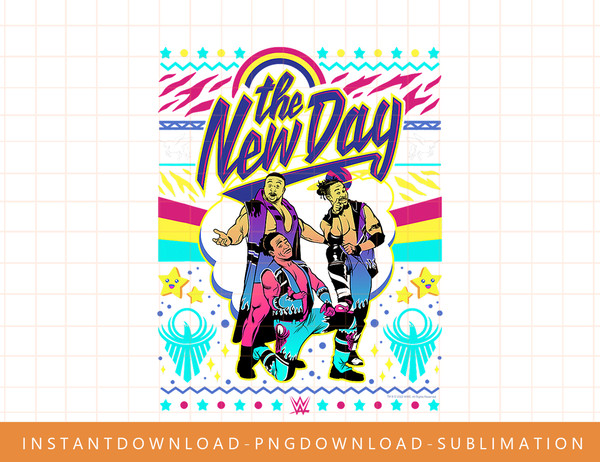 WWE Christmas Ugly Sweater New Day T-Shirt copy.jpg