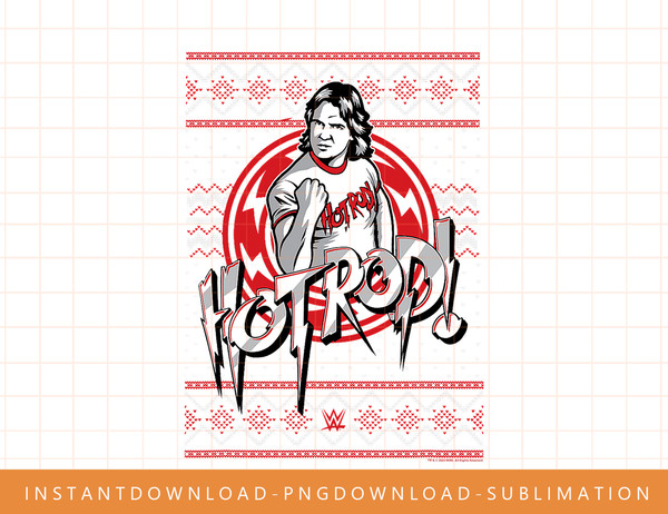 WWE Christmas Ugly Sweater Roddy Piper T-Shirt copy.jpg