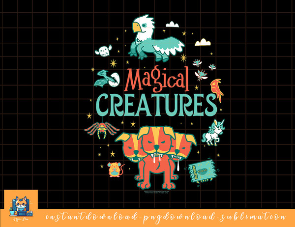 Harry Potter Magical Creatures png, sublimate, digital download.jpg