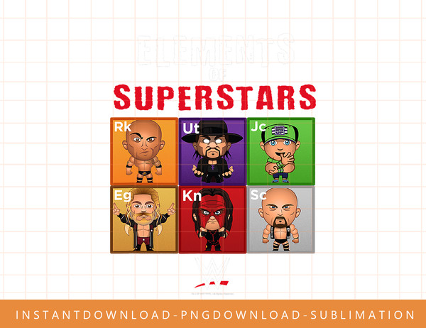 WWE Elements of Superstars T-Shirt copy.jpg