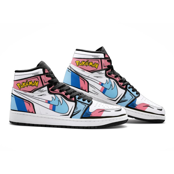 Sylveon Pokemon JD1 Shoes, Sylveon Pokemon Jordan 1 Shoes, Pokemon Shoes, Pokemon Sneaker, Sylveon Pokemon Shoes Sneaker