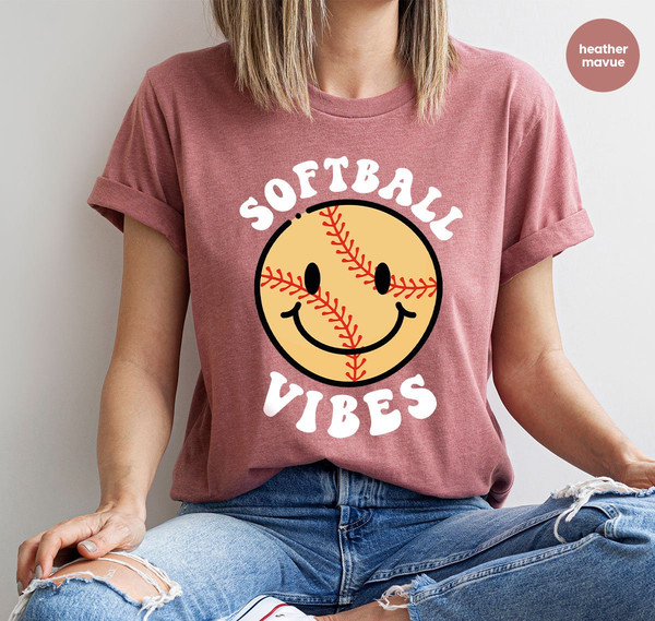 Softball Mom Shirt, Softball Player T-Shirt, Softball Shirt, Softball Gift for Her, Softball Graphic Tees, Softball Coach Gift - 2.jpg
