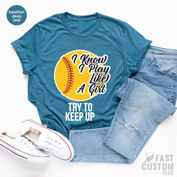 Softball Shirt For Women, Softball Shirt, Softball T-Shirt, Softball Gifts, Cute Softball Tee, Softball Girl Shirt, Softball Lover Shirt - 6.jpg