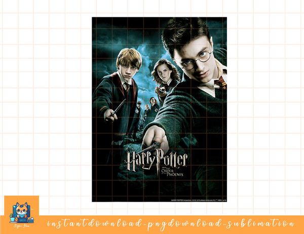 Harry Potter Order Of The Phoenix Wands Drawn Poster png, sublimate, digital download.jpg