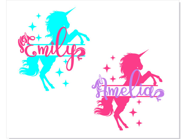 Unicorn Monogram Font svg 2.jpg