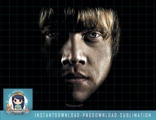 Harry Potter Ron Poster Head png, sublimate, digital download.jpg