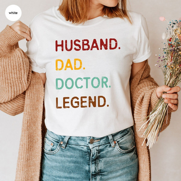 Vintage Dad Shirt, Gifts for Dad, Doctor Dad Sweatshirt, Husband Gifts from Wife, Fathers Day Gifts, Retro Doctor Shirts, Doctor Gifts - 1.jpg