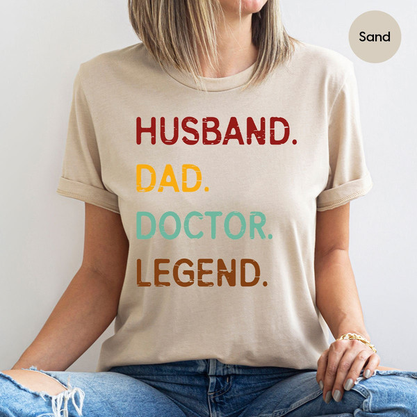 Vintage Dad Shirt, Gifts for Dad, Doctor Dad Sweatshirt, Husband Gifts from Wife, Fathers Day Gifts, Retro Doctor Shirts, Doctor Gifts - 4.jpg