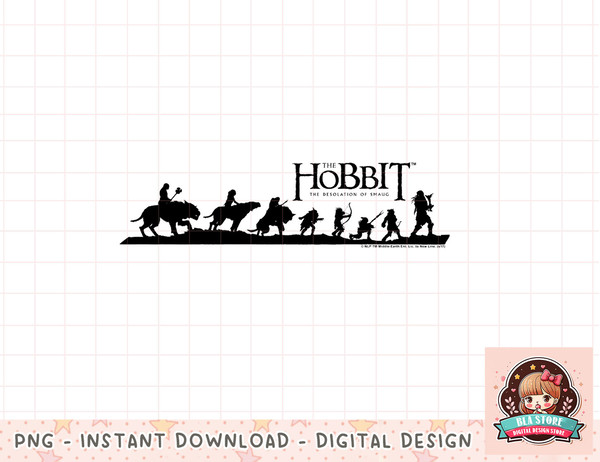 Hobbit Marching png, instant download, digital print.jpg