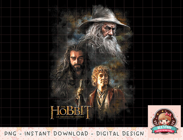 Hobbit Painting png, instant download, digital print.jpg