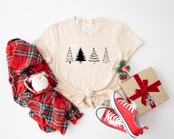 Christmas Trees Shirt, Christmas Shirts for Women, Christmas Tee, Christmas TShirt, Shirts For Christmas,Cute Christmas t-shirt,Holiday Tee - 1.jpg